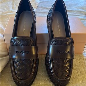 Loeffler Randall Brown Leather Loafers